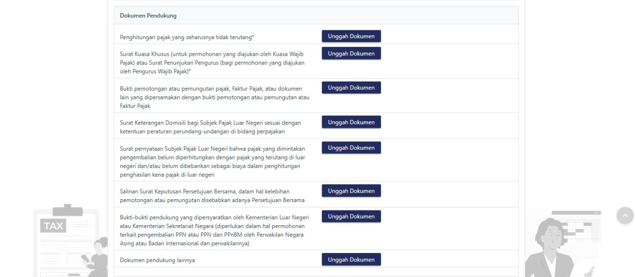 form pengembalian di aplikasi coretax DJP