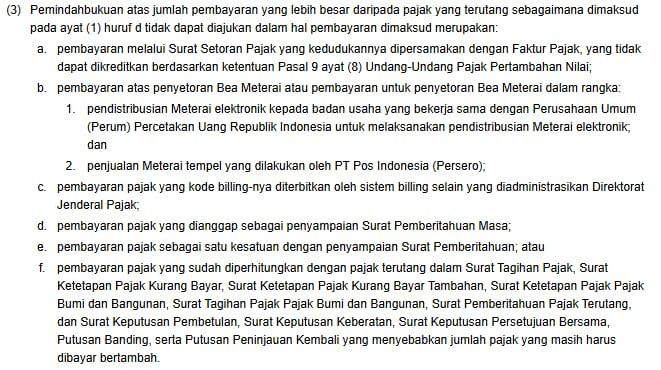 Pasal 109 ayat (3) PMK Nomor 81 Tahun 2024