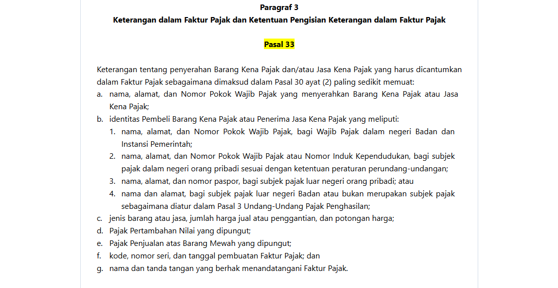 pasal 33 PER 11 tahun 2025