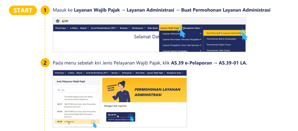 Buat Permohonan Layanan Administrasi