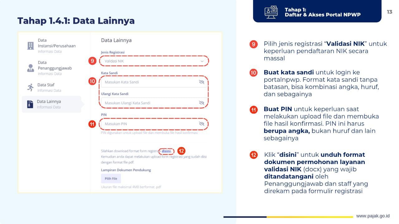 Salah Pilih Validasi NIK Malah diteliti manual oleh Fiskus