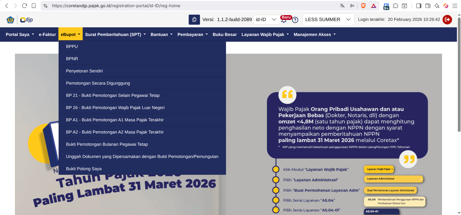 Bagaimana Cara Mengakses dan Menggunakan Menu “Bukti Potong Saya” di Bupot PPh?