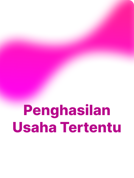 Penghasilan atas Jenis Usaha Tertentu