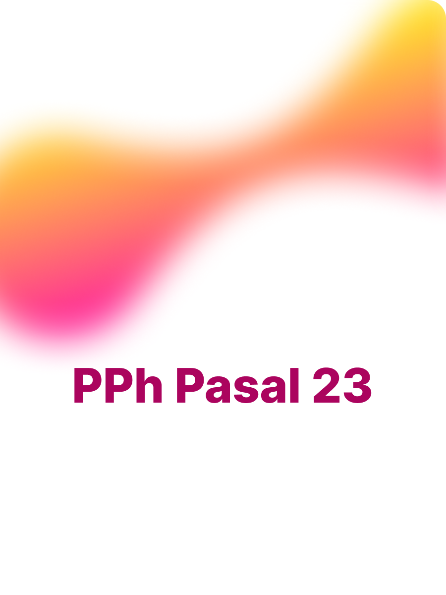 PPh Pasal 23