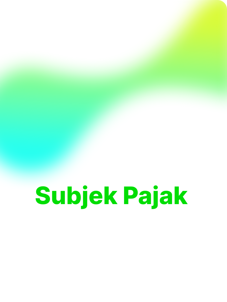 Subjek Pajak