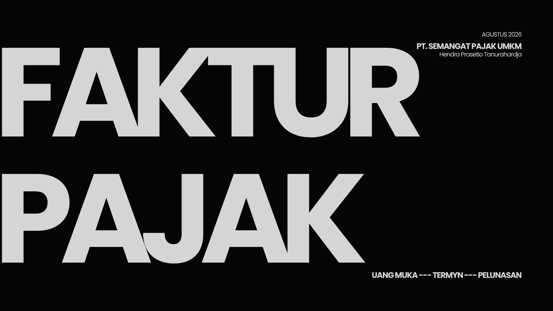 Cara buat Faktur Pajak Core Tax