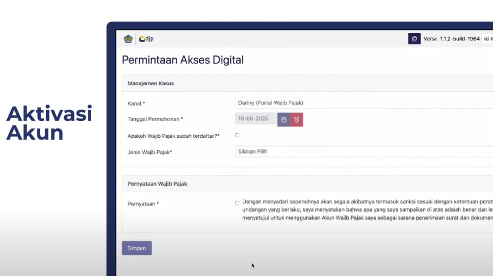 Aktivasi Akun Coretax DJP dan buat KO DJP