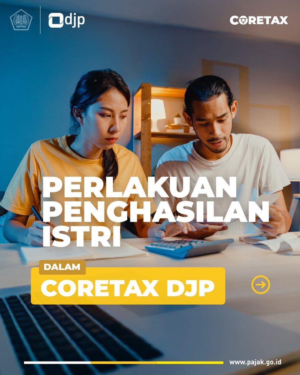 Infografis status pemajakan suami dan istri
