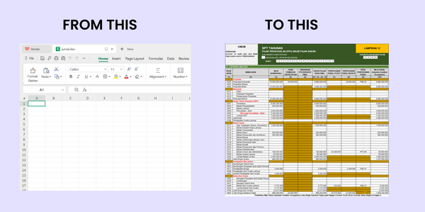 Cara Praktis Menyusun SPT Badan 2025 dari Jurnal Transaksi