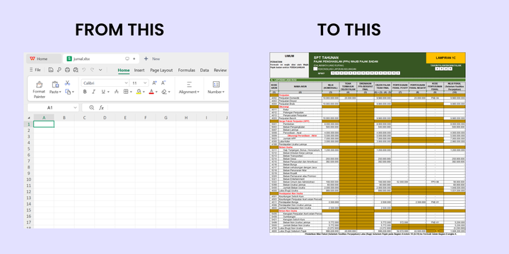 Cara Praktis Menyusun SPT Badan 2025 dari Jurnal Transaksi