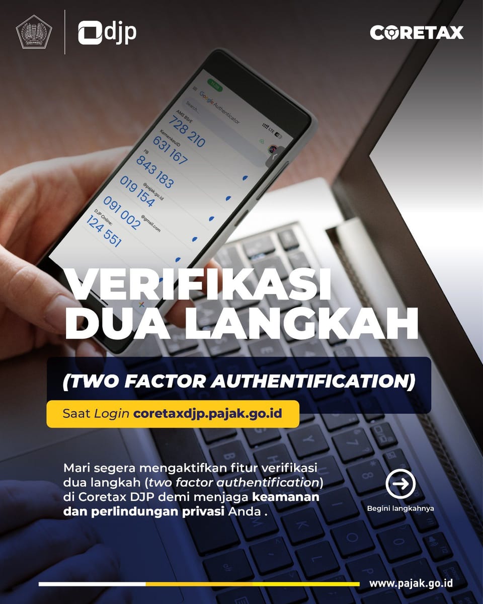 Two-Factor Authentication/2FA Coretax